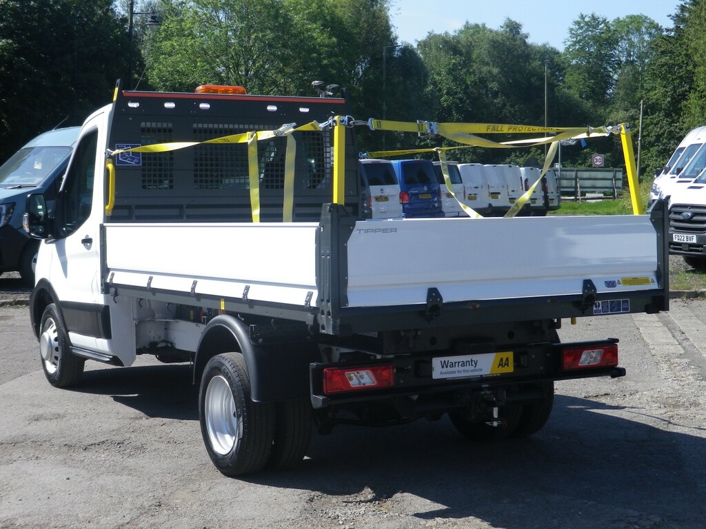 Ford Transit Custom Tipper 2.0 Transit Leader Single Cab Tipper 350 L2 HF75KFK White #3