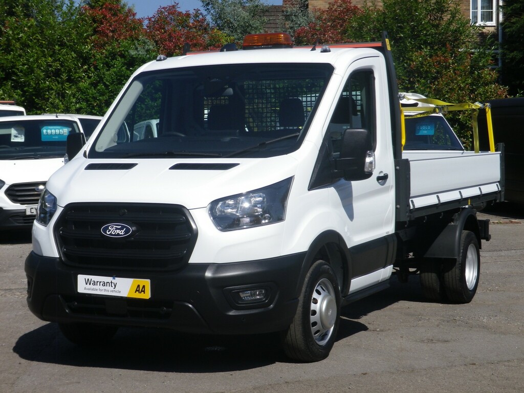 Ford Transit Custom Tipper 2.0 Transit Leader Single Cab Tipper 350 L2 HF75KFK White #2