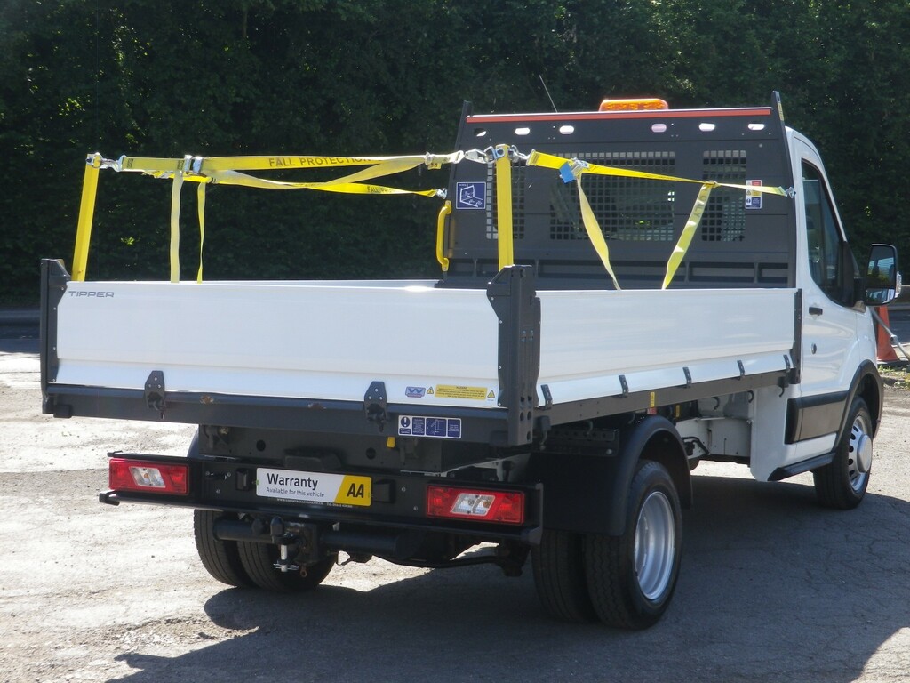 Ford Transit Custom Tipper 2.0 Transit Leader Single Cab Tipper 350 L2 HF75KFK White #4