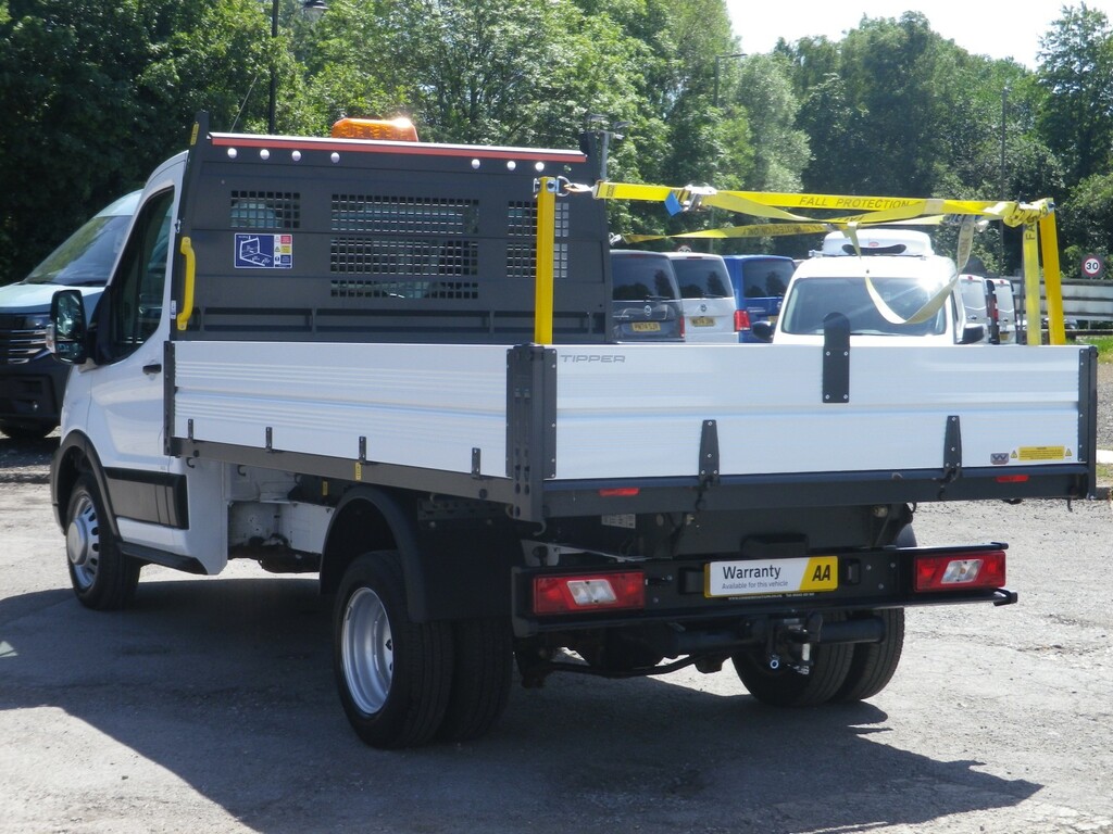 Ford Transit Custom Tipper 2.0 Transit Leader Single Cab Tipper 350 L2 HF75KFJ White #3