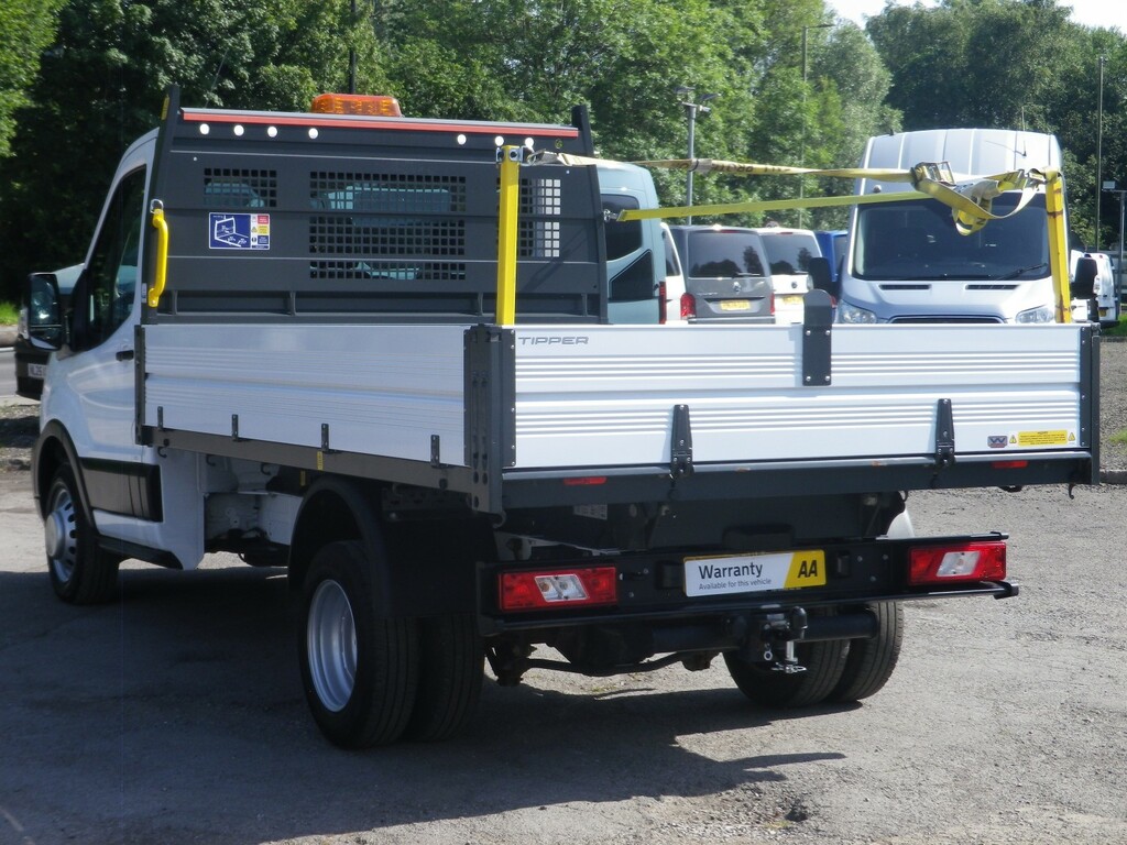 Ford Transit Custom Tipper 2.0 Transit Leader Single Cab Tipper 350 L2 HF75KFE White #3