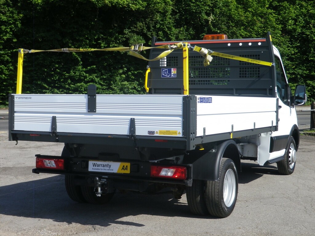Ford Transit Custom Tipper 2.0 Transit Leader Single Cab Tipper 350 L2 HF75KFE White #4