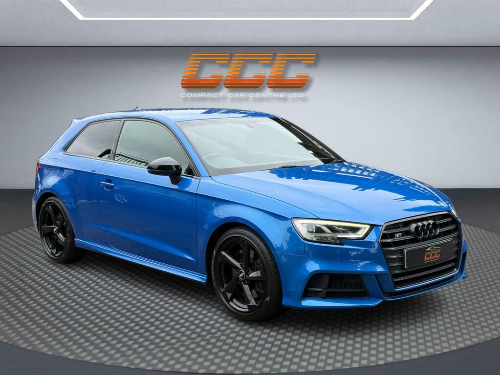 Audi S3 2.0 Tfsi Black Edition S Tronic Quattro Euro 6 S DG67GJJ Blue #3