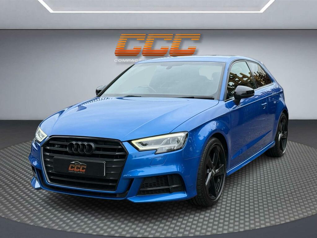 Audi S3 2.0 Tfsi Black Edition S Tronic Quattro Euro 6 S DG67GJJ Blue #6