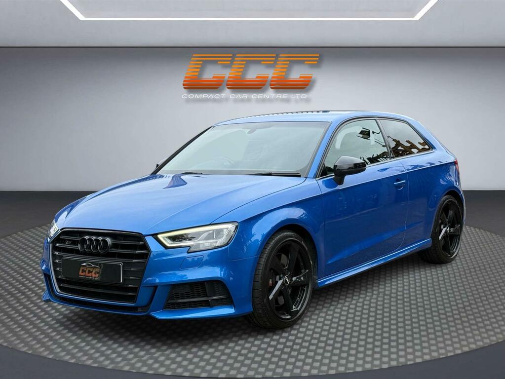 Audi S3 2.0 Tfsi Black Edition S Tronic Quattro Euro 6 S DG67GJJ Blue #4
