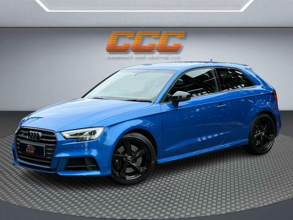 Audi S3 2.0 Tfsi Black Edition S Tronic Quattro Euro 6 S DG67GJJ Blue #2