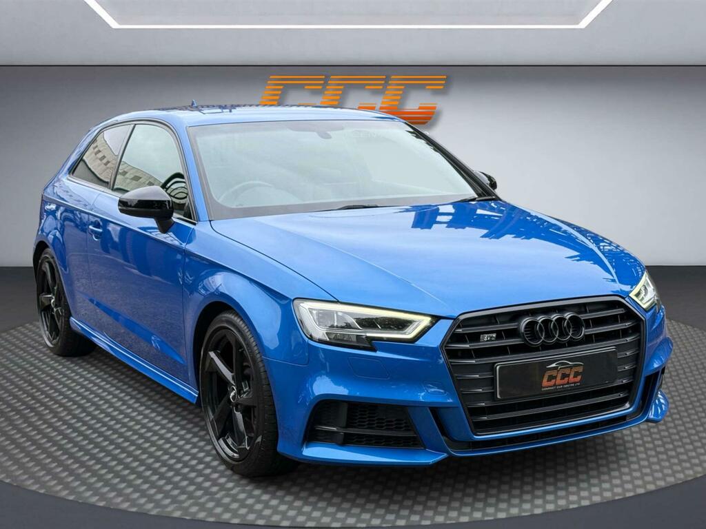 Audi S3 2.0 Tfsi Black Edition S Tronic Quattro Euro 6 S DG67GJJ Blue #5