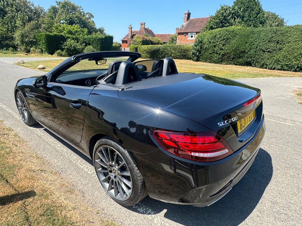 Mercedes-Benz SLC 2.0 Slc200 Amg Line Convertible G-troni White #8