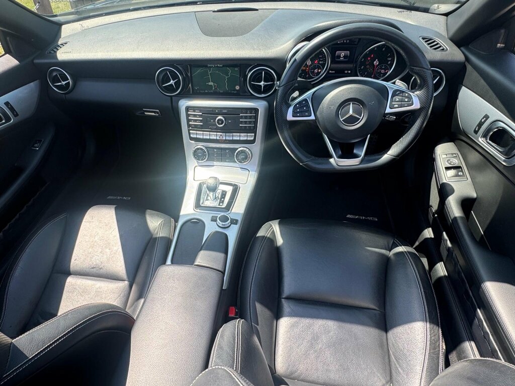 Mercedes-Benz SLC 2.0 Slc200 Amg Line Convertible G-troni White #9