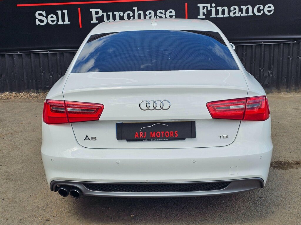 Audi A6 Saloon 2.0 Tdi S Line Multitronic Euro 5 Ss White #6