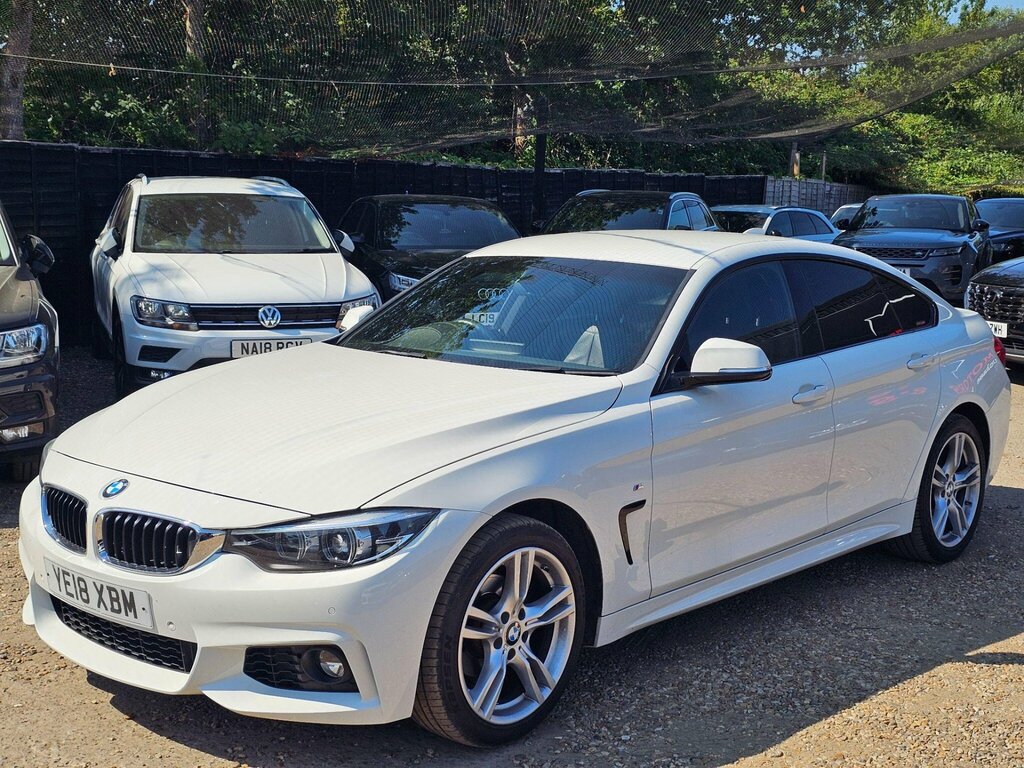 BMW 4 Series Gran Coupe 2.0 420I M Sport Xdrive Euro 6 Ss White #6