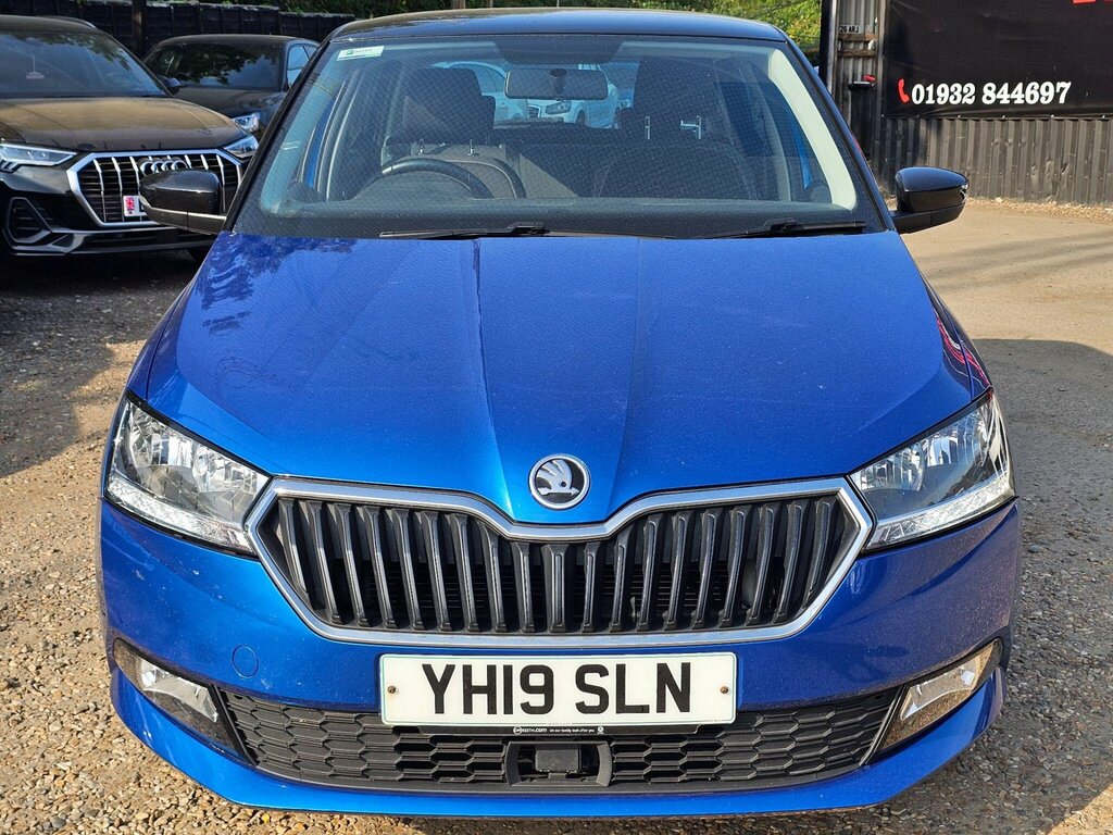 Skoda Fabia 1.0 Tsi Colour Edition Euro 6 Ss YH19SLN Blue #4
