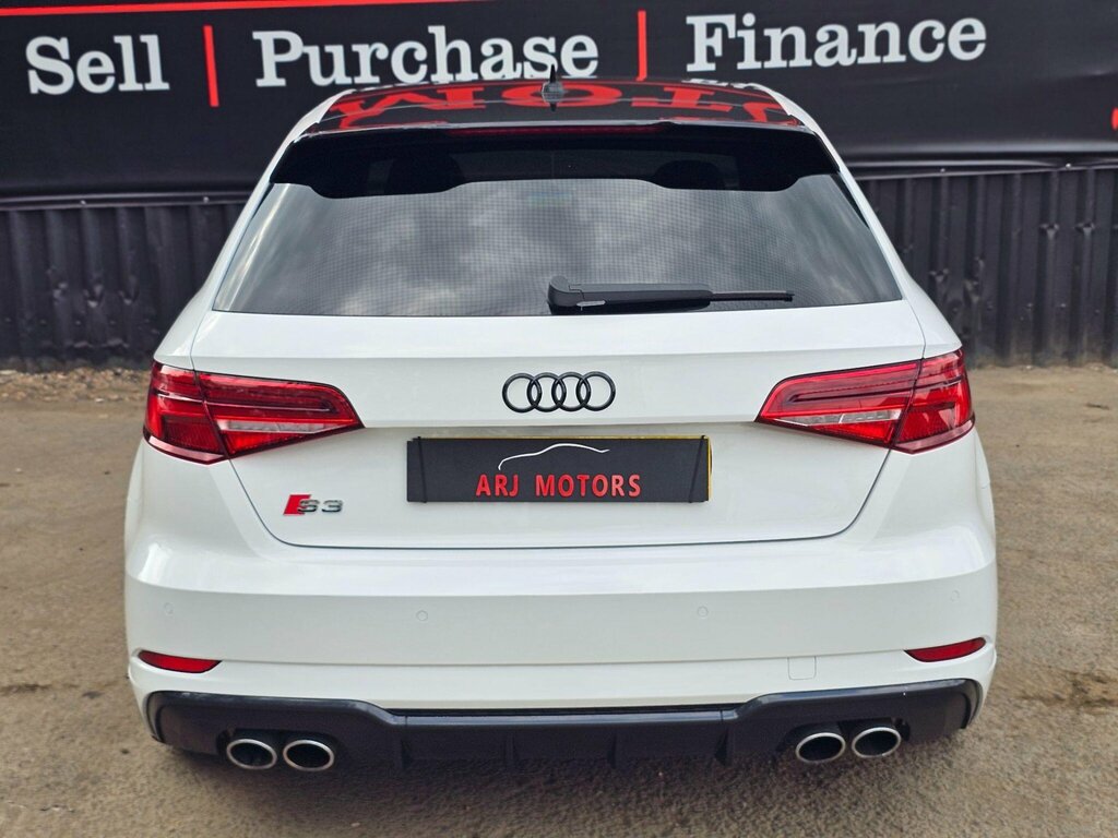 Audi S3 2.0 Tfsi Black Edition Sportback S Tronic Quattro White #6