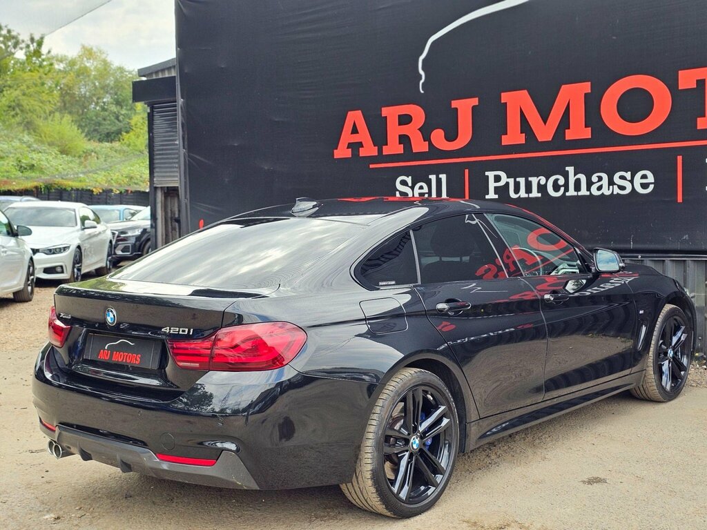 BMW 4 Series Gran Coupe 2.0 420I Gpf M Sport Xdrive Euro 6 Ss Black #6