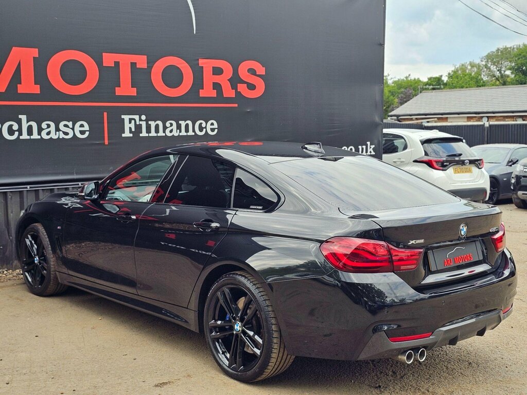 BMW 4 Series Gran Coupe 2.0 420I Gpf M Sport Xdrive Euro 6 Ss Black #4