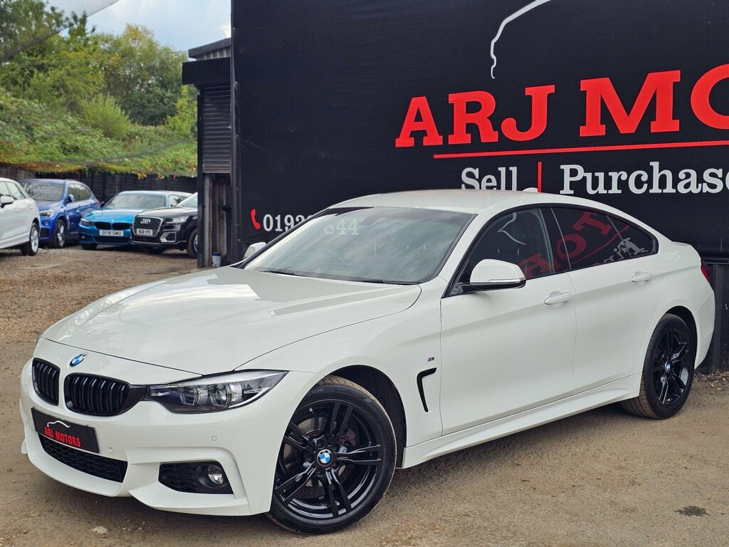 BMW 4 Series Gran Coupe 2.0 420I M Sport Xdrive Euro 6 Ss White #4