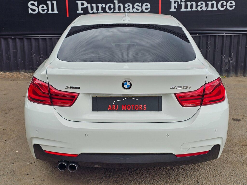 BMW 4 Series Gran Coupe 2.0 420I M Sport Xdrive Euro 6 Ss White #6