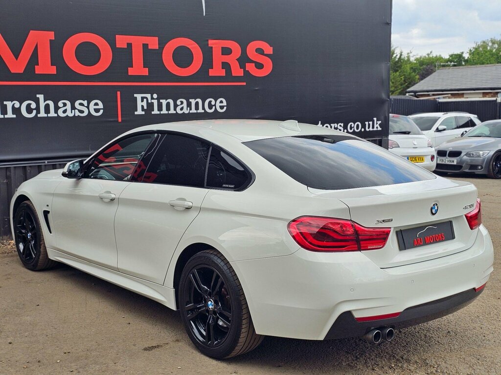 BMW 4 Series Gran Coupe 2.0 420I M Sport Xdrive Euro 6 Ss White #5