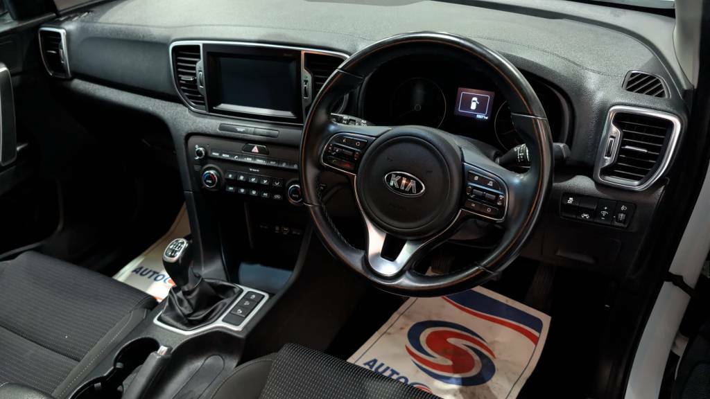 Kia Sportage Estate 1.6 Gdi Isg 2 White #3