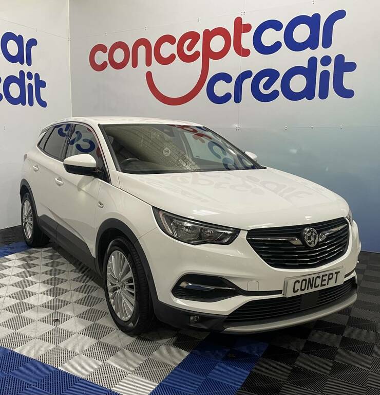 Vauxhall Grandland X Hatchba 1.6 Turbo D Sport Nav White #3