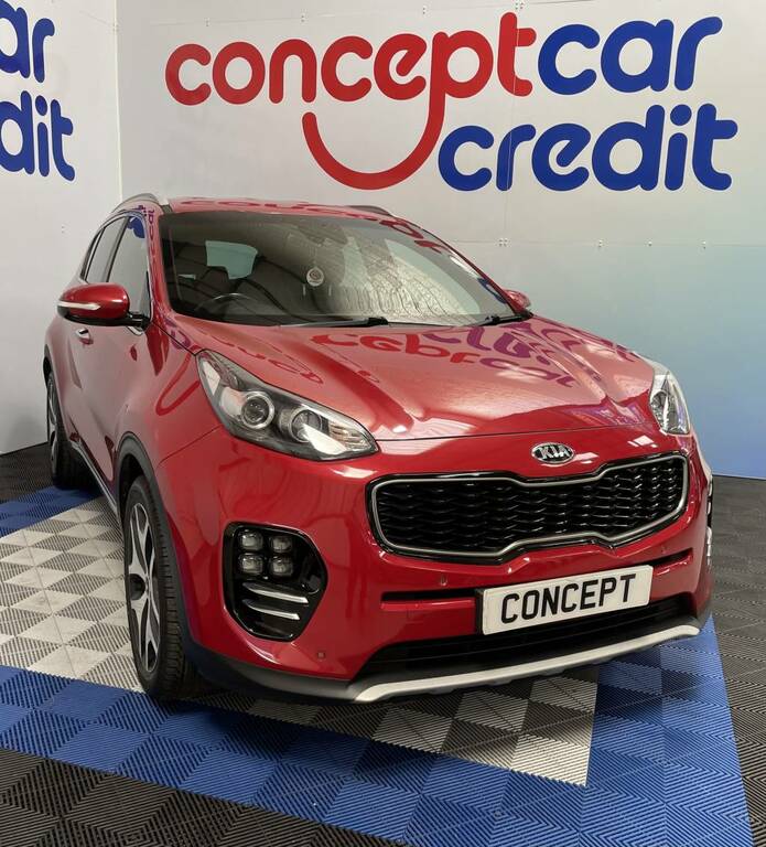 Kia Sportage Estate 1.6T Gdi Gt-line  Red #2