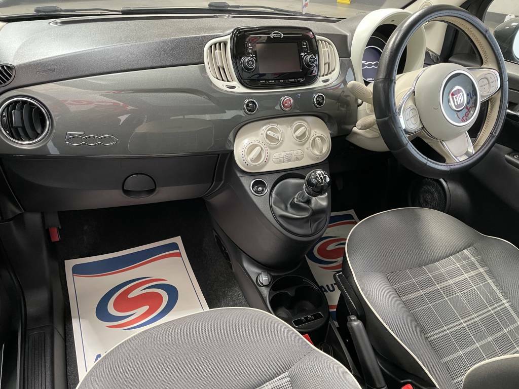 Fiat 500 Hatchback 1.2 Lounge Grey #4