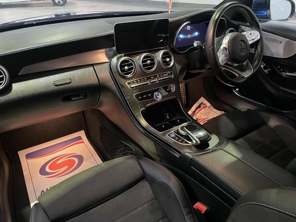 Mercedes-Benz C Class Coupe C220d Amg Line Premium Blue #3