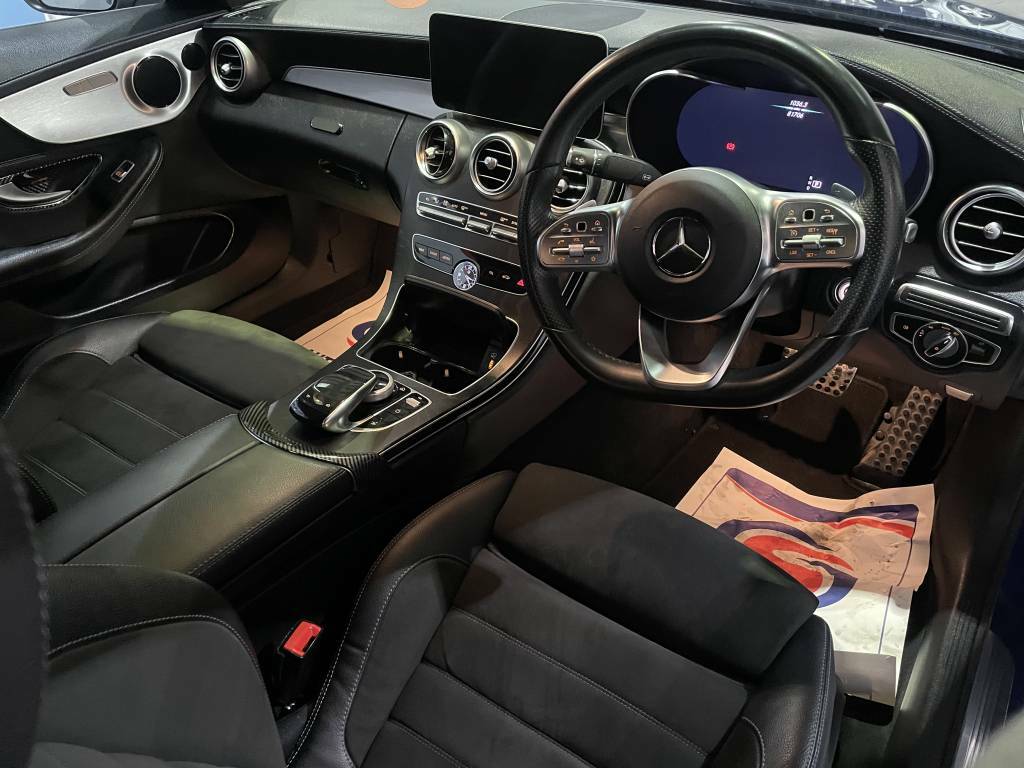 Mercedes-Benz C Class Coupe C220d Amg Line Premium Blue #2