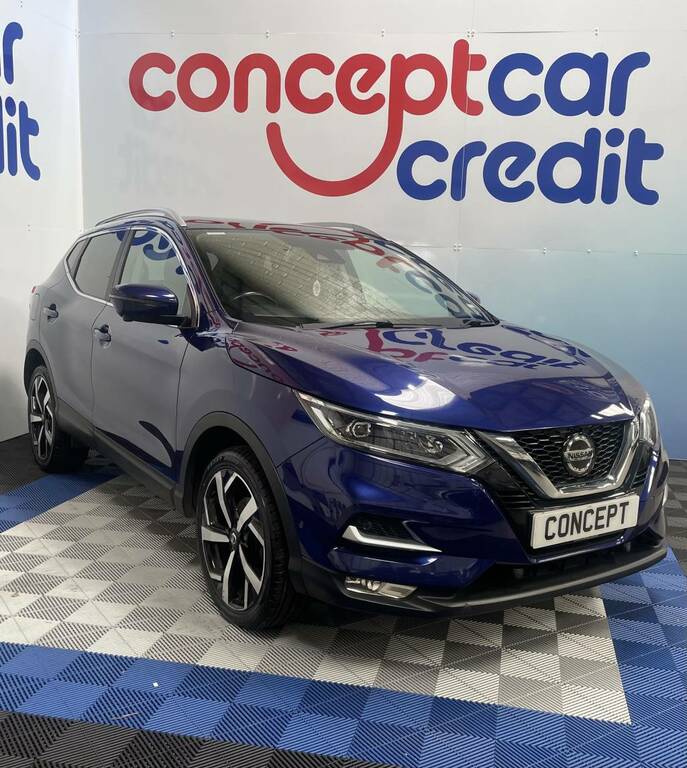 Nissan Qashqai Hatchback 1.3 Dig-t Tekna Blue #2