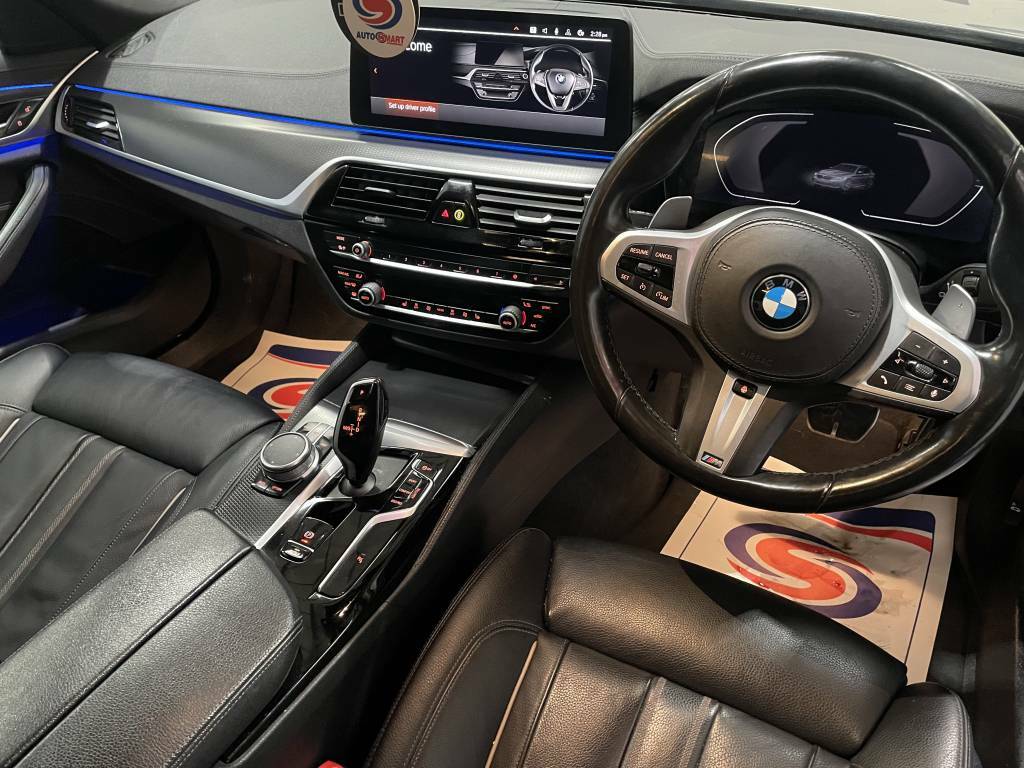 BMW 5 Series Saloon 530D Xdrive Mht M Sport Blue #3