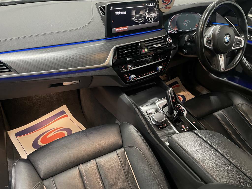 BMW 5 Series Saloon 530D Xdrive Mht M Sport Blue #4