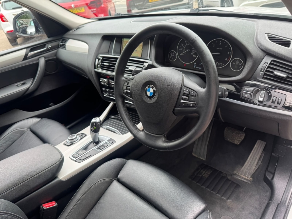 BMW X3 Estate 3.0 Xdrive30d Se White #6