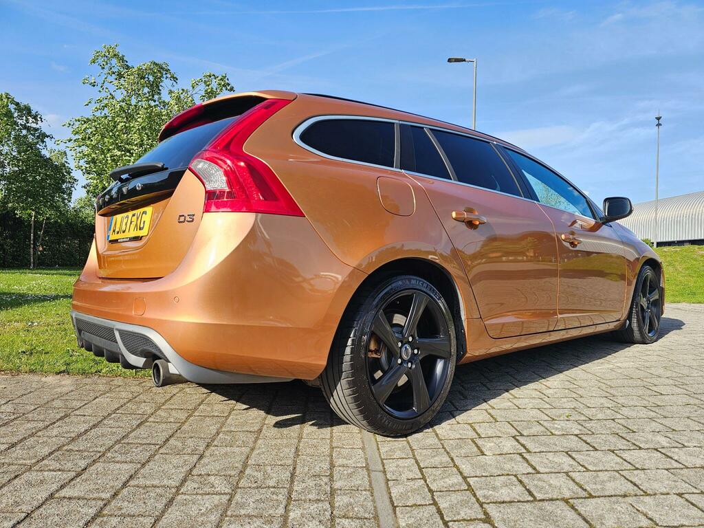 Volvo V60 2.0 D3 R-design Lux Nav Geartronic Euro 5 Ss Brown #4
