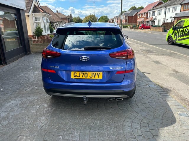 Hyundai Tucson 1.6 T-gdi Se Nav Suv Dct Euro 6 S S GJ70JVY Blue #4