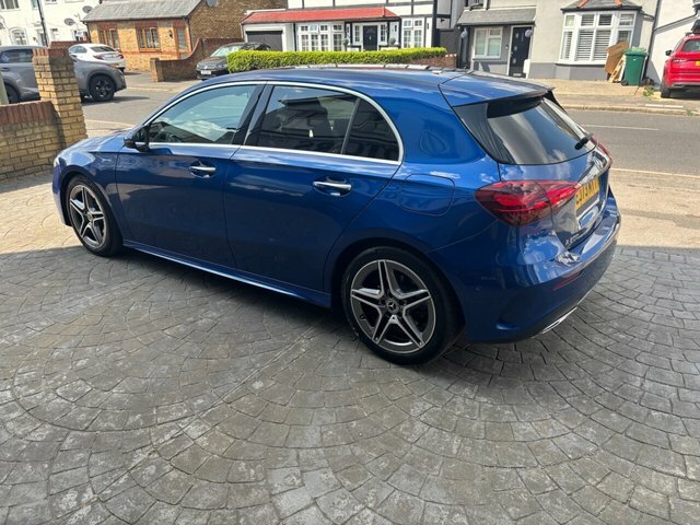 Mercedes-Benz A Class 1.3 A200h Mhev Amg Line Executive Hatchback EJ73MYT Blue #6