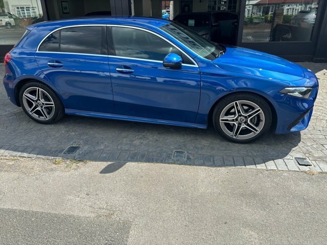 Mercedes-Benz A Class 1.3 A200h Mhev Amg Line Executive Hatchback EJ73MYT Blue #2