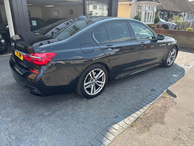BMW 7 Series 3.0 730D M Sport Saloon Euro 6 S Black #3