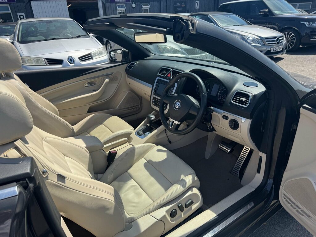 Volkswagen EOS Convertible White #15