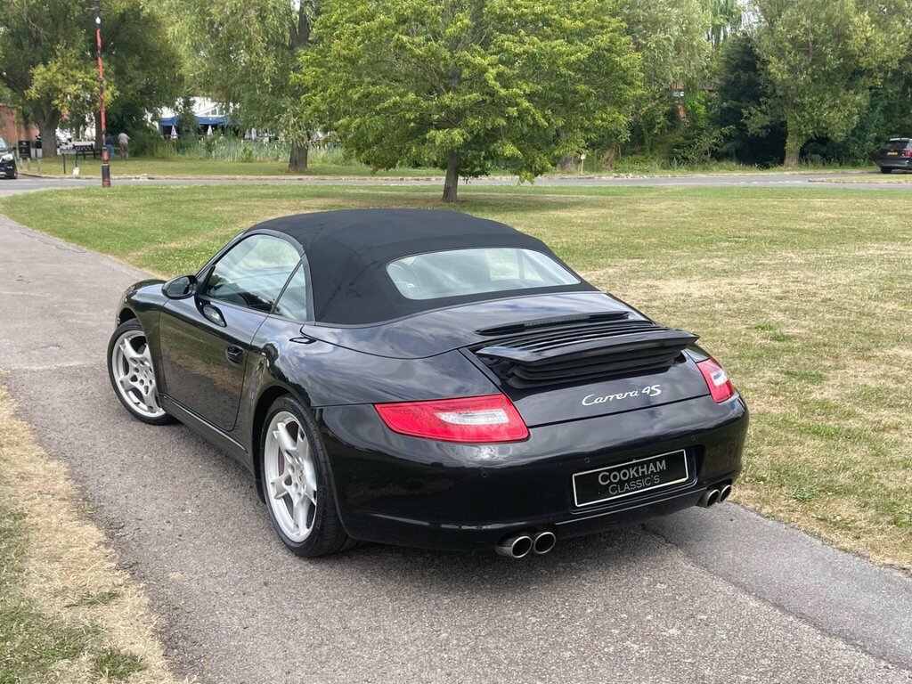 Porsche 911 3.8 997 Carrera 4S Cabriolet Awd Black #4