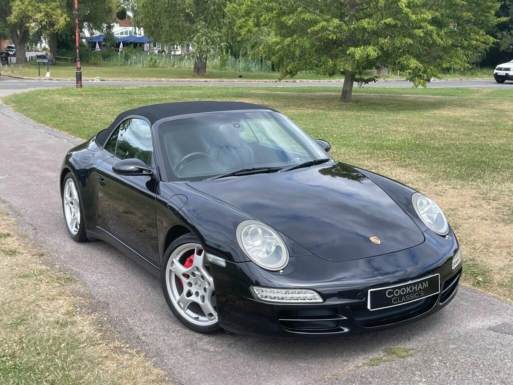 Porsche 911 3.8 997 Carrera 4S Cabriolet Awd Black #5