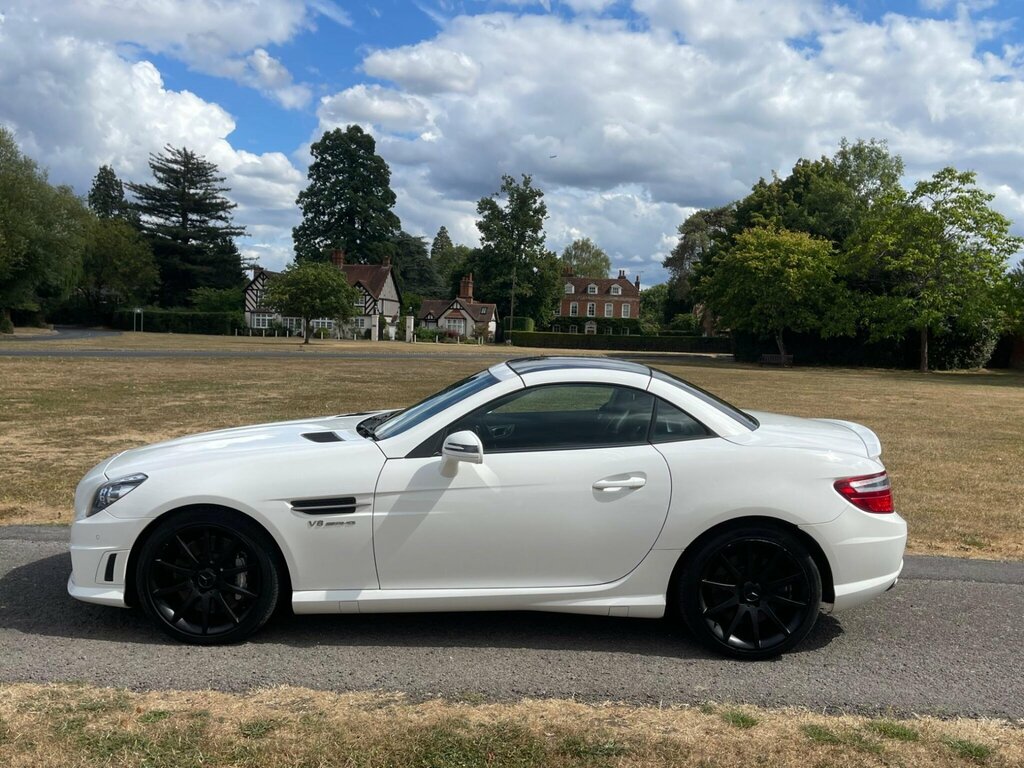 Mercedes-Benz SLK 5.5 Slk55 V8 Amg Convertible Spds7gt E White #4