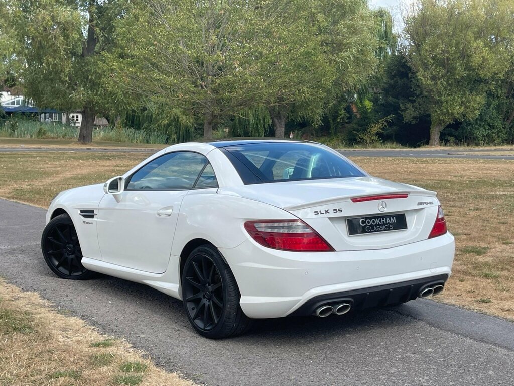 Mercedes-Benz SLK 5.5 Slk55 V8 Amg Convertible Spds7gt E White #3