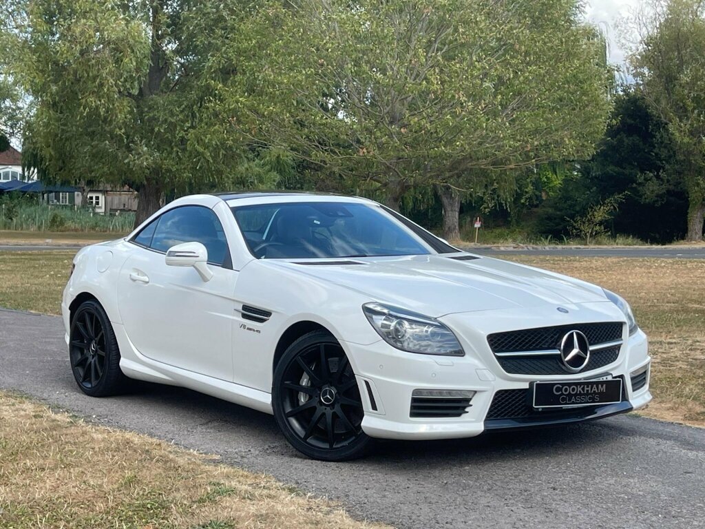 Mercedes-Benz SLK 5.5 Slk55 V8 Amg Convertible Spds7gt E White #5