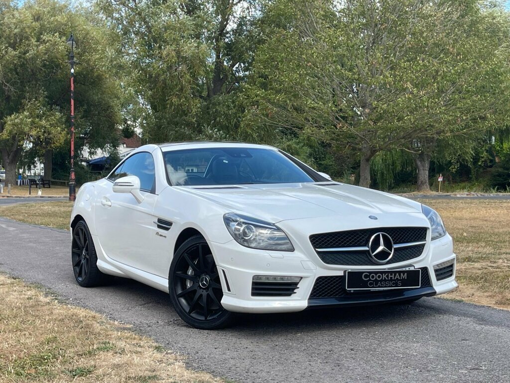 Mercedes-Benz SLK 5.5 Slk55 V8 Amg Convertible Spds7gt E White