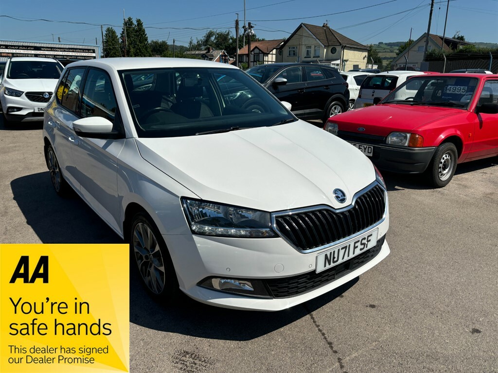 Skoda Fabia Se Drive Tsi White