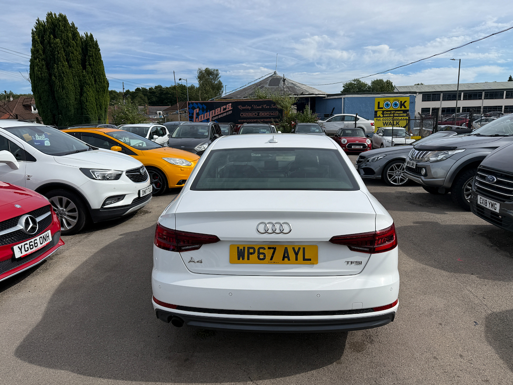 Audi A4 Tfsi S Line WP67AYL White #5
