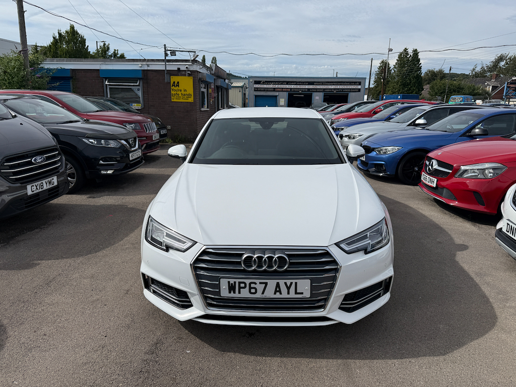 Audi A4 Tfsi S Line WP67AYL White #2