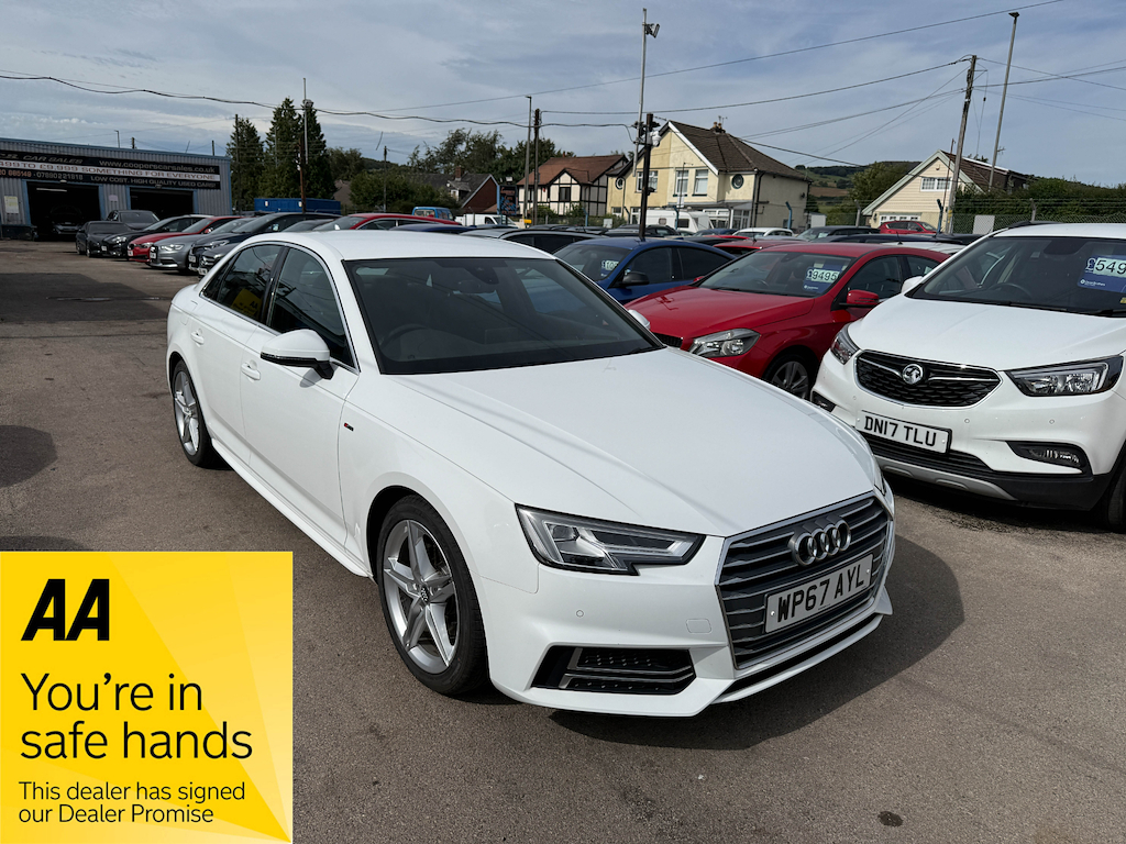 Audi A4 Tfsi S Line White
