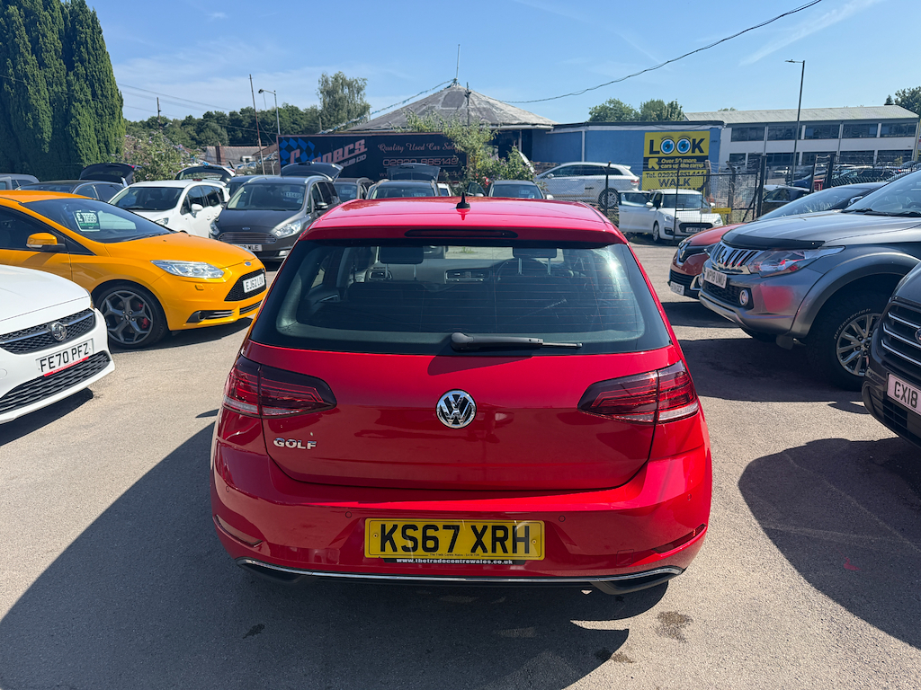 Volkswagen Golf Se Navigation Tdi Bluemotion Technology Red #5