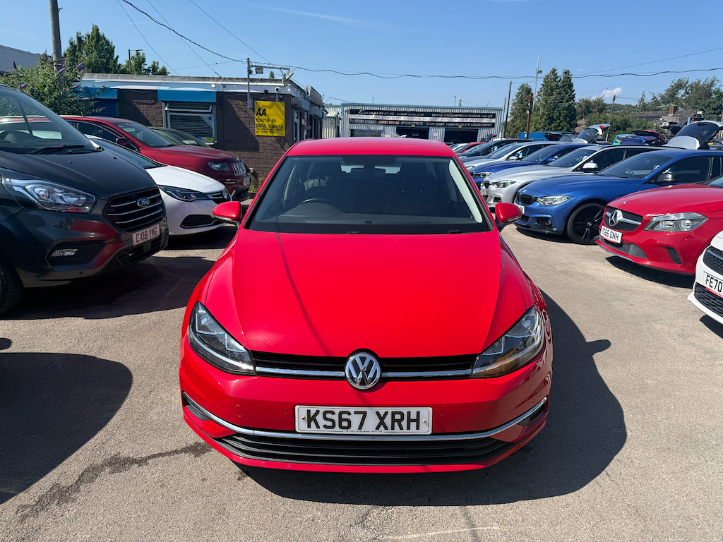 Volkswagen Golf Se Navigation Tdi Bluemotion Technology Red #2